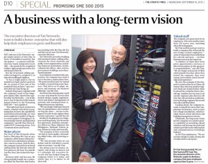 Xin Networks featured in The Straits Times Special
