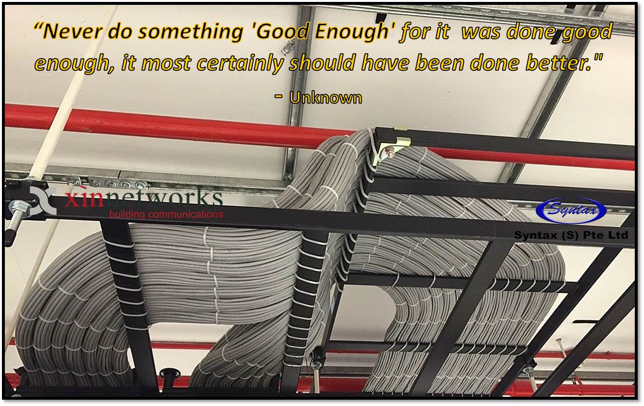 Never do something good enough
